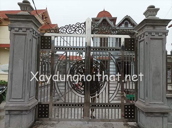 Cổng Inox Đơn Giản 2 Cánh: Lựa Chọn Tối Ưu Cho Ngôi Nhà Hiện Đại