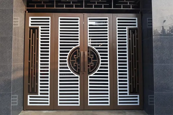 Cửa cổng lùa sắt hộp