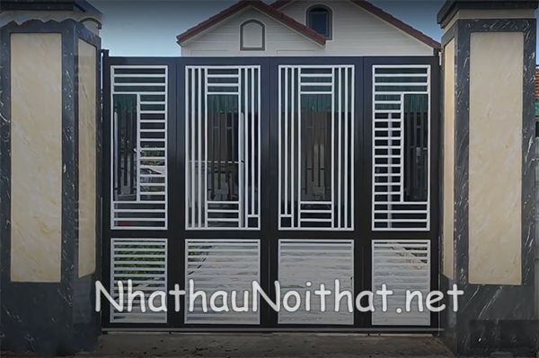 Mẫu Cửa Cổng Sắt 4 Cánh Đẹp: Hướng Dẫn Chi Tiết Lựa Chọn Và Thi Công