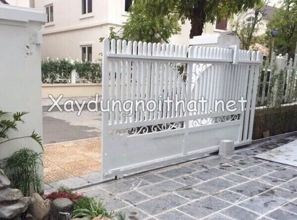 Cửa cổng sắt lùa 1 cánh