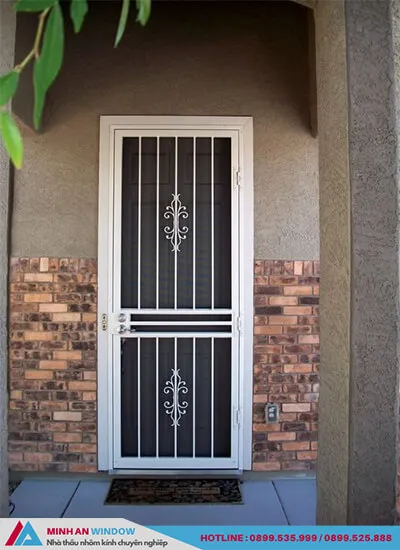 Mẫu Cửa inox 1 cánh cao cấp chất lượng phổ biến nhất 2022 - Mẫu số 15