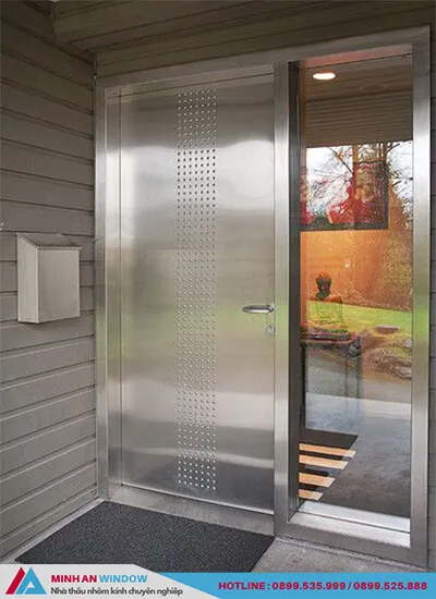 Mẫu Cửa inox 1 cánh cao cấp chất lượng phổ biến nhất 2022