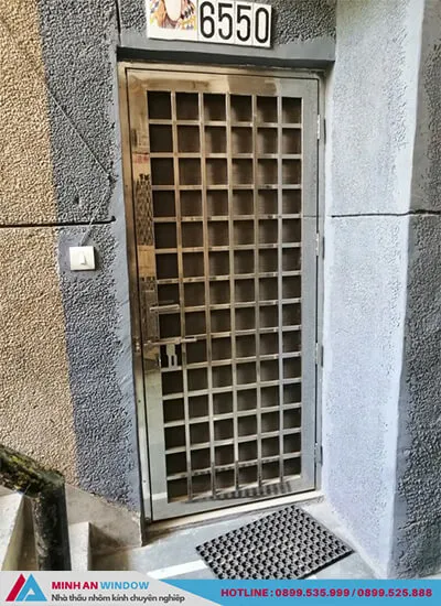 Mẫu Cửa inox 1 cánh cao cấp chất lượng phổ biến nhất 2022