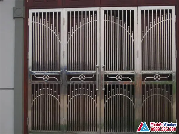 Cửa inox sơn tĩnh điện cao cấp uy tín chất lượng - Minh An Window cung cấp và lắp đặt