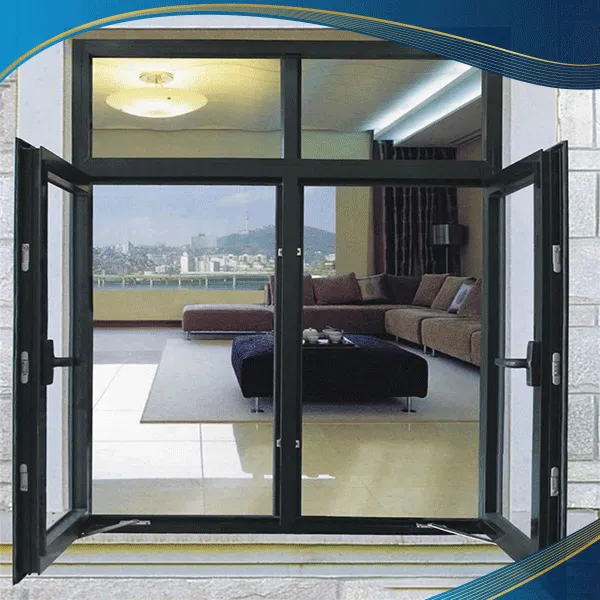 Cửa nhựa lõi thép uPVC 2 cánh mở quay ngoài phù hợp với đại đa số công trình nhà ở, giúp tăng tính thẩm mỹ cho cả công trình.