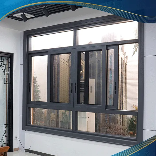 Cửa sổ nhựa lõi thép uPVC mở lùa 4 cánh với thiết kế đặc biệt để mang lại không gian thoáng - đẹp