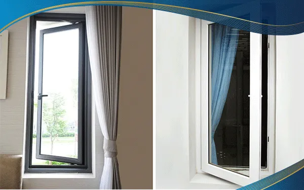 Cửa sổ nhựa uPVC 1 cánh mở quay ngoài phù hợp sử dụng ở phòng nhỏ như phòng tắm, phòng ngủ, vừa tiết kiệm diện tích, vừa tăng tính thẩm mỹ cho không gian