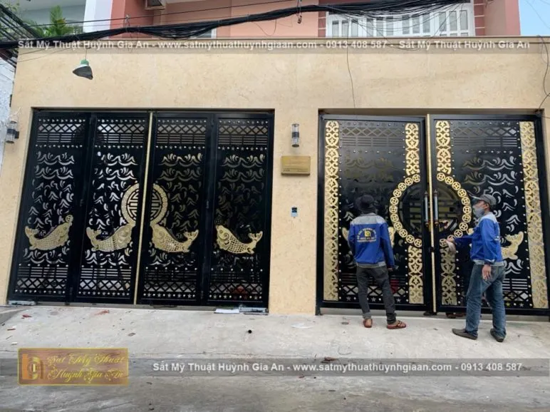 Nhiều loại mẫu cửa cổng CNC mang ý nghĩa tài lộc, bình an