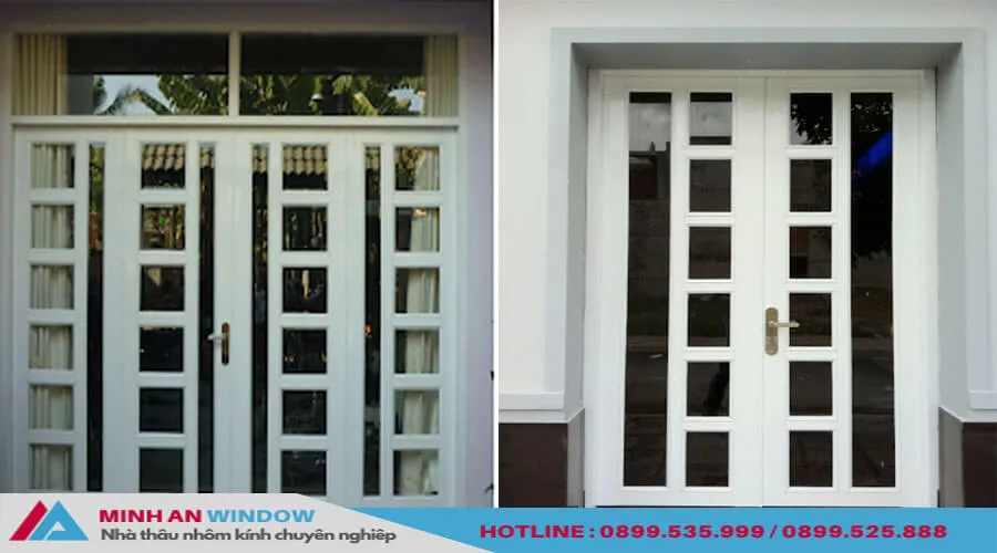 Mẫu cửa sắt sơn tĩnh điện sang trọng