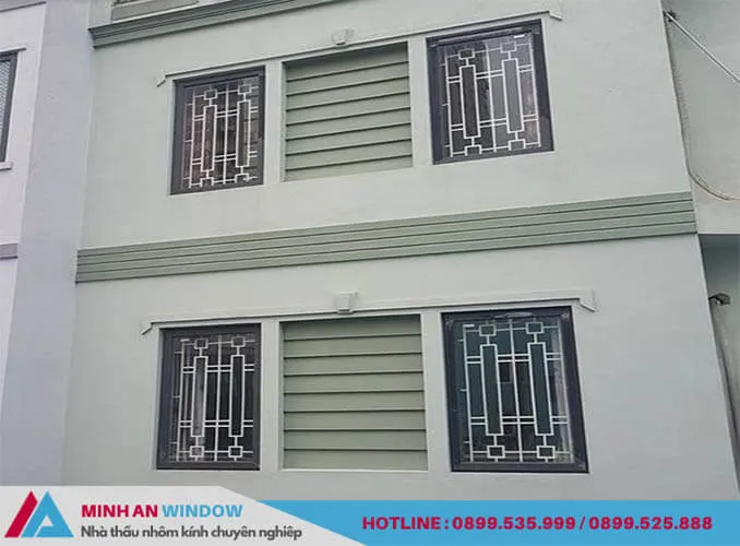 Công trình nhà ở sử dụng cửa sổ inox