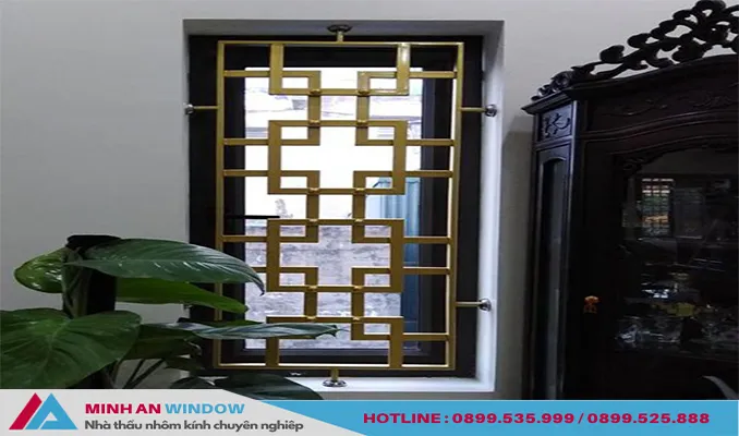 Cửa sổ inox hoa văn nghệ thuật