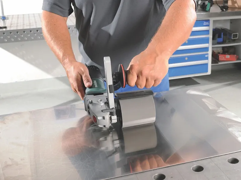 Quy trình đánh bóng inox bằng hạt mài