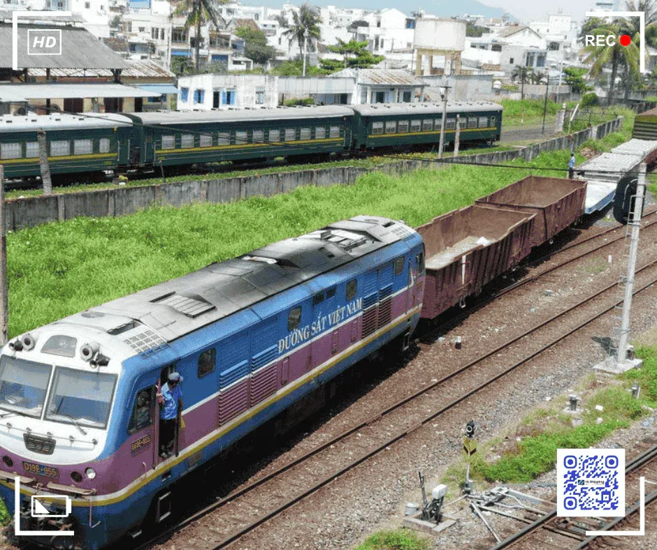 nhà ga trên tuyến đường sắt