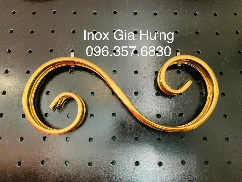 Phụ kiện hoa văn inox - Hoa dấu ngã cân
