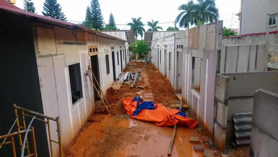 xây nhà trọ bằng tấm bê tông nhẹ eps