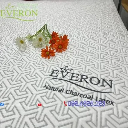 Đệm Cao Su Everon Natural Charcoal Latex: Phân Tích Chất Liệu Cao Su Tự Nhiên Kháng Khuẩn