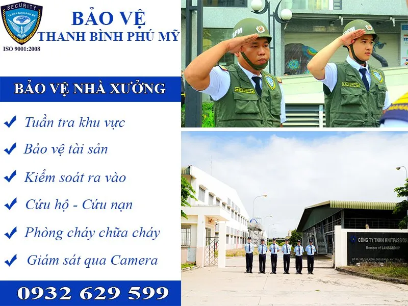 Thuê dịch vụ bảo vệ nhà xưởng uy tín ưu đãi cao 24/24