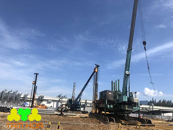 Dịch vụ khoan dẫn ép cọc bê tông cho công trình lớn