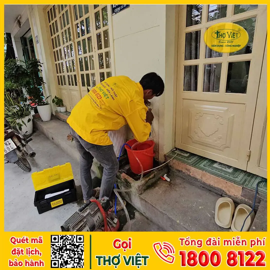 Dịch vụ vệ sinh đường ống nước sinh hoạt