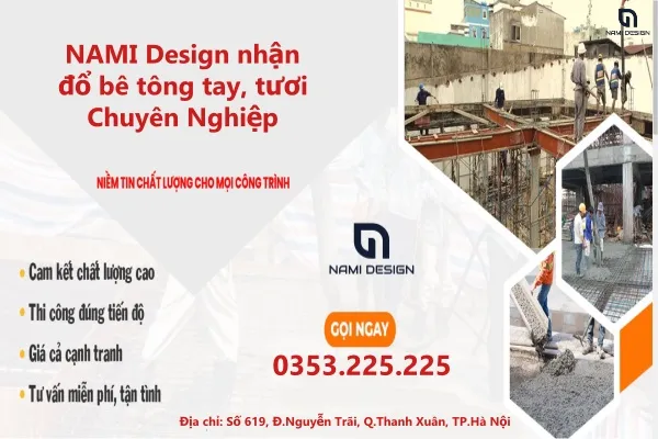 Đơn vị đổ bê tông chuyên nghiệp