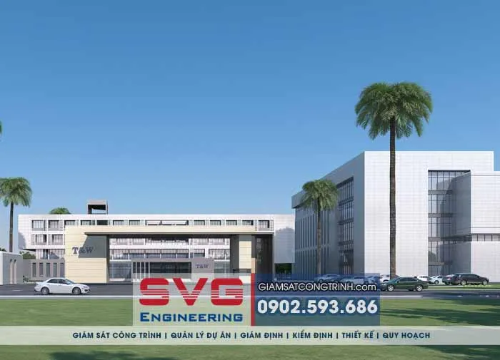 Mẫu 2 - Thiết kế nhà xưởng nhà máy khu công nghiệp