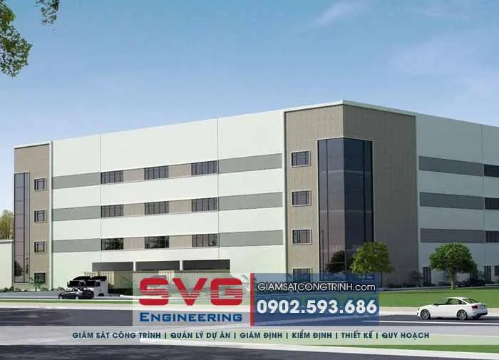 Mẫu 3 - Thiết kế nhà xưởng nhà máy khu công nghiệp