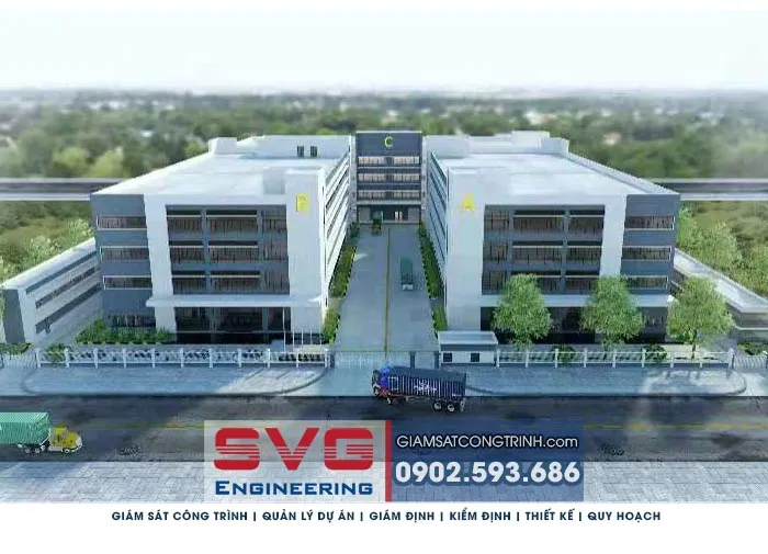 Mẫu 6 - Thiết kế nhà xưởng nhà máy khu công nghiệp