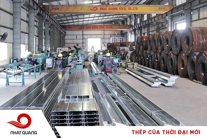 Thép Nhật Quang đơn vị uy tín chuyên cung cấp thép xà gồ chữ C