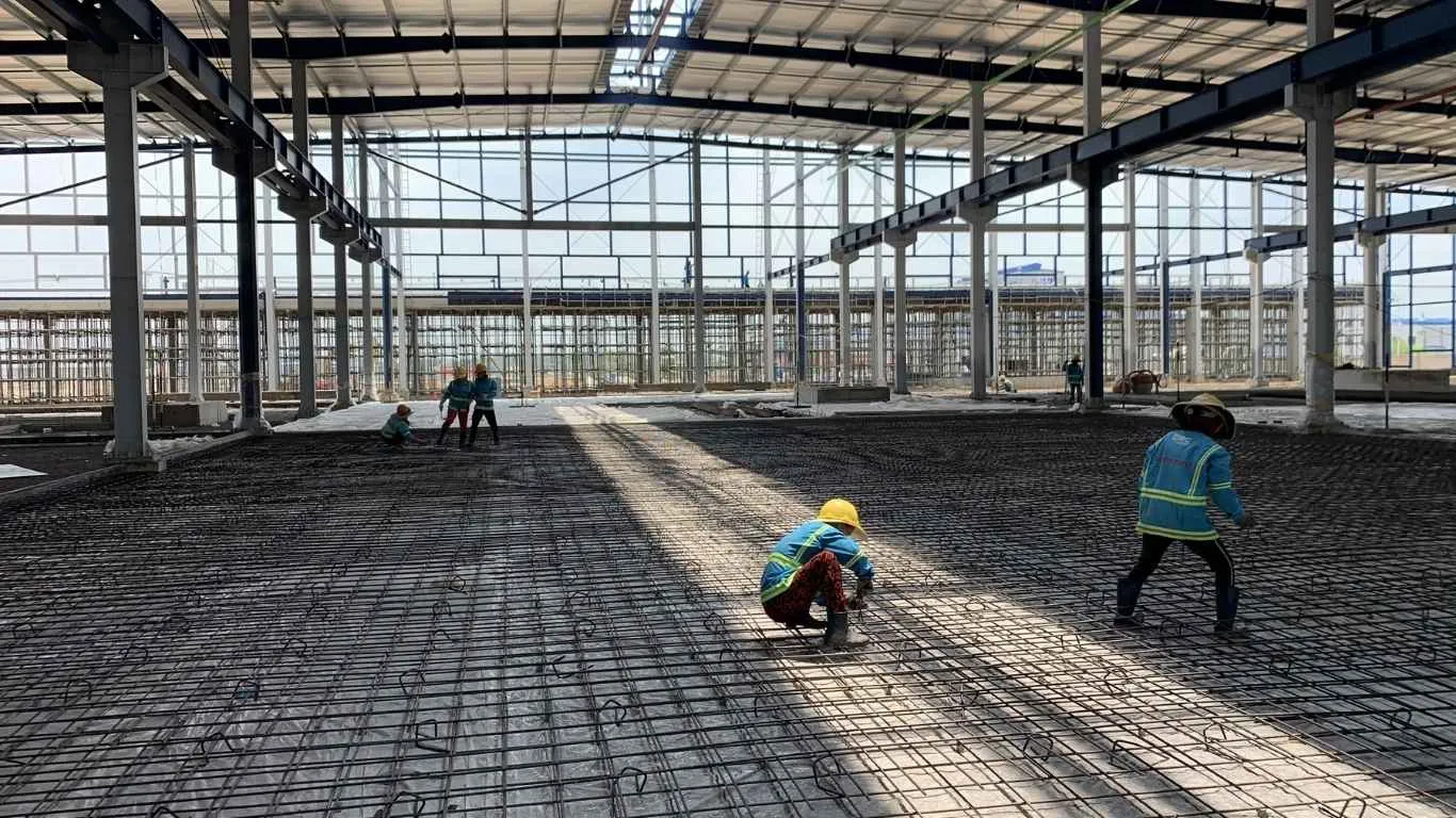 Cung cấp thép hình và lưới thép cho dự án nhà máy công nghiệp NOX ASEAN