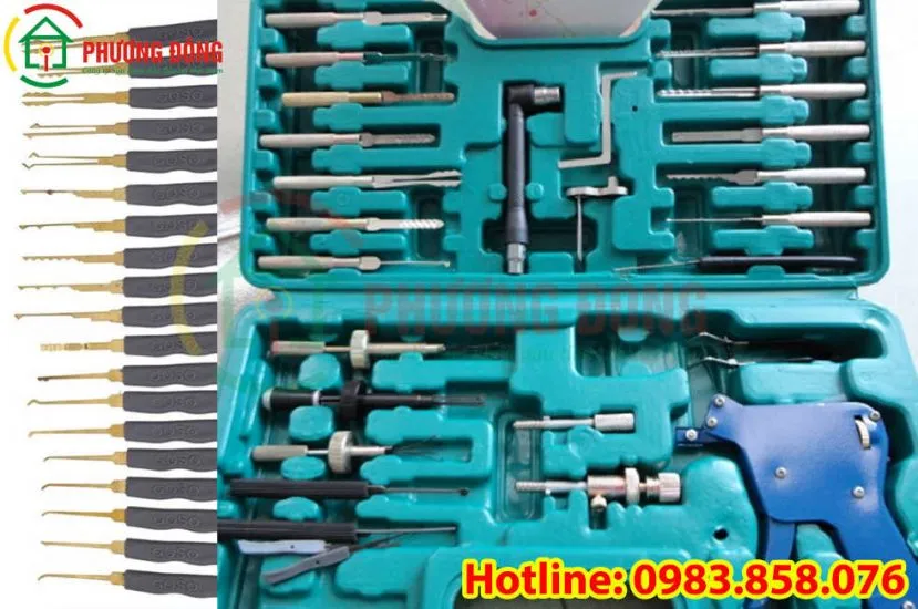 Dụng cụ đánh chìa khóa két sắt bị mất hết
