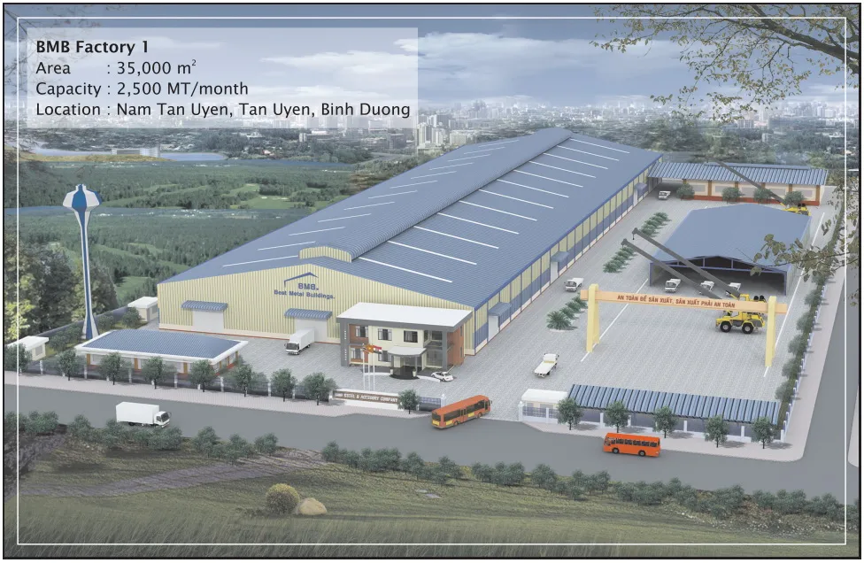 Nhà máy sản xuất thép quy mô lớn của BMB Steel