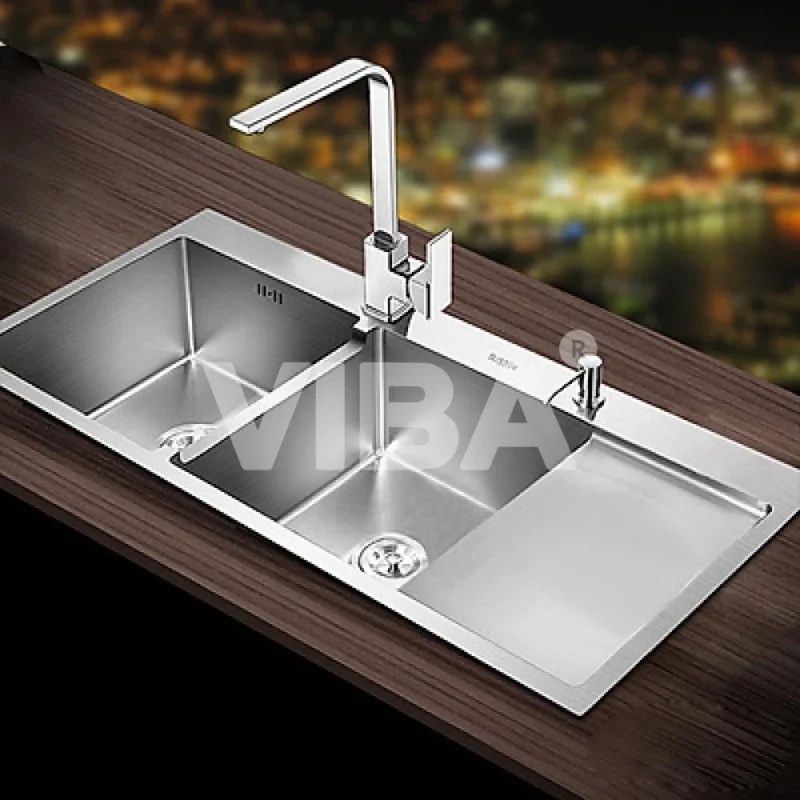 Bồn Rửa Chén Inox 304 2 Ngăn Đại Thành: Giải Pháp Tối Ưu Cho Không Gian Bếp Hiện Đại