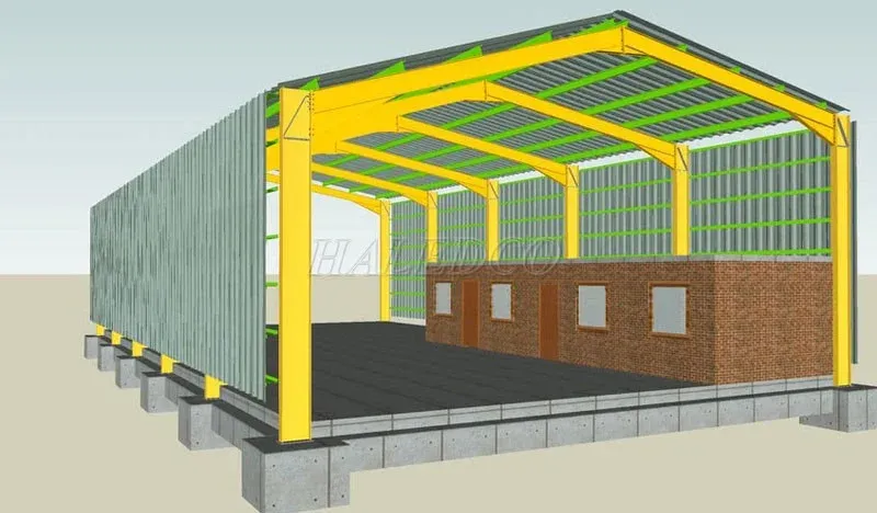 File Cad nhà kho đơn giản