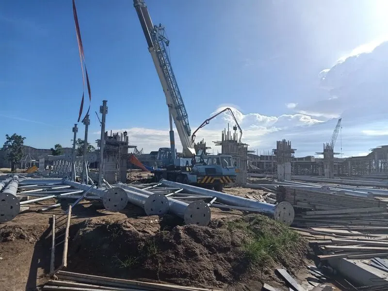 Gia công lắp đặt kết cấu thép