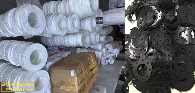 Ron cao su mặt bích NBR DN50 tiêu chuẩn JIS 10K cho van