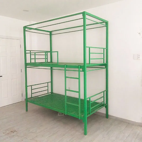 Giường sắt 2 tầng có rèm