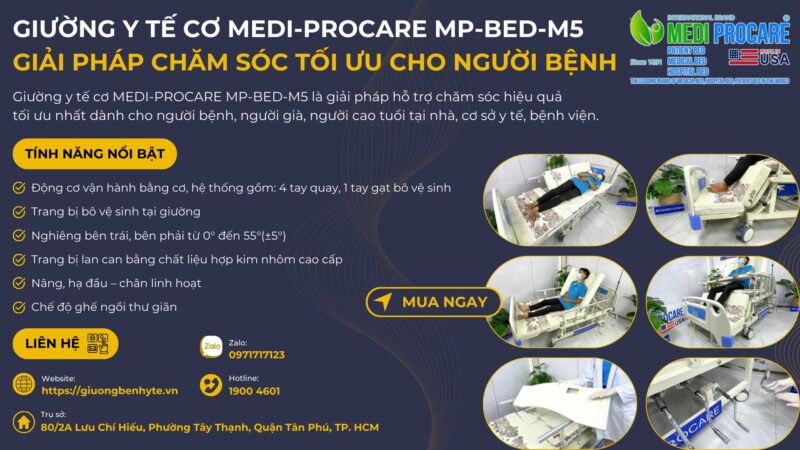 Giường Inox 1 Tay Quay: Lựa Chọn Tối Ưu Cho Chăm Sóc Sức Khỏe Tại Nhà