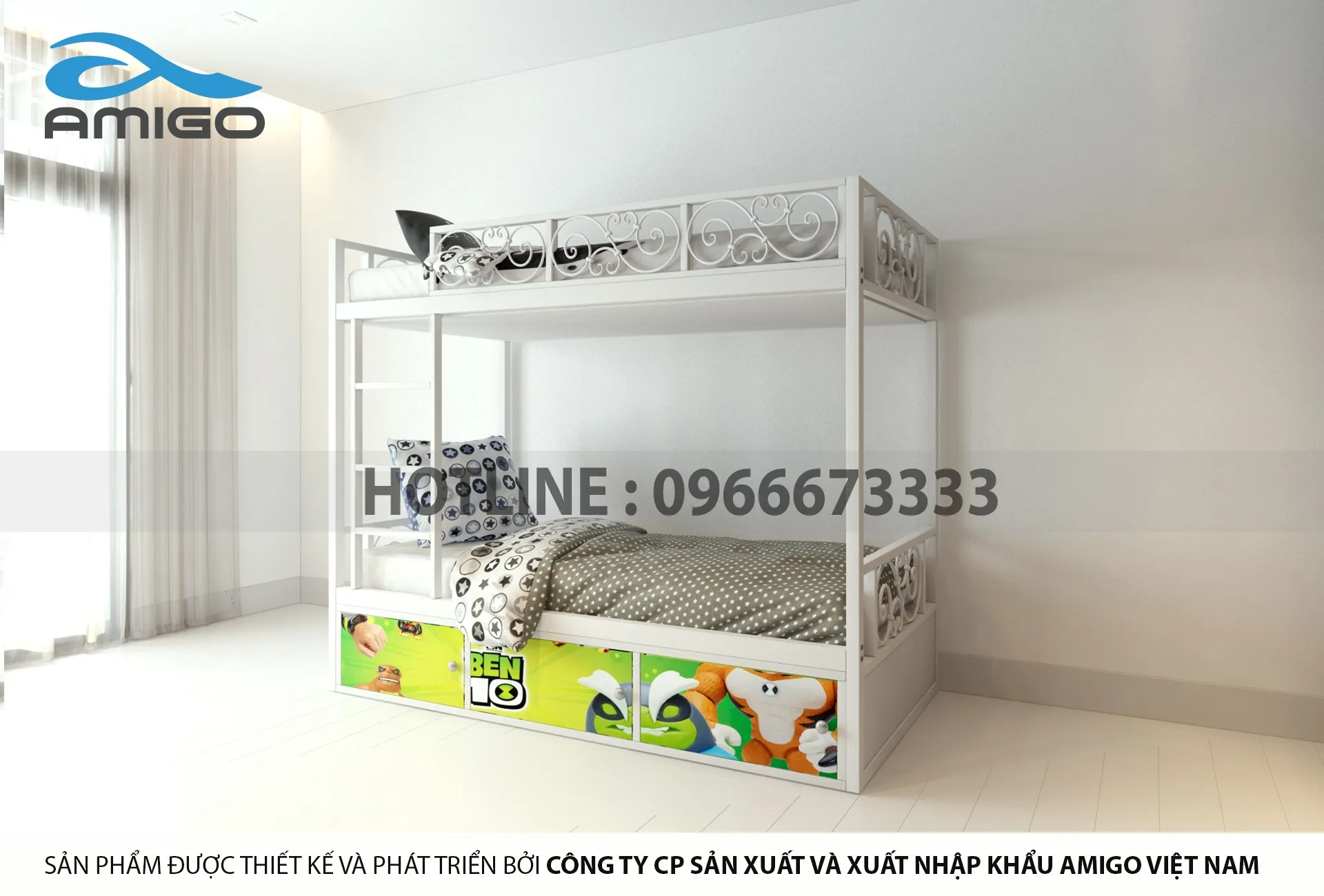 Mẫu giường sắt gia đình