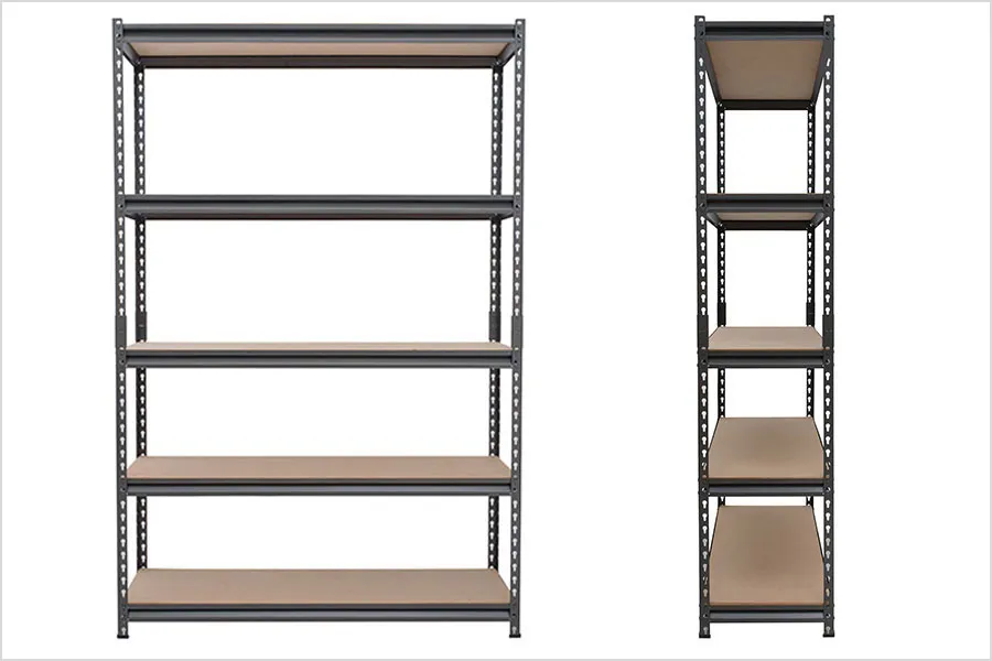 Góc chụp thẳng và dọc của kệ V lót ván
