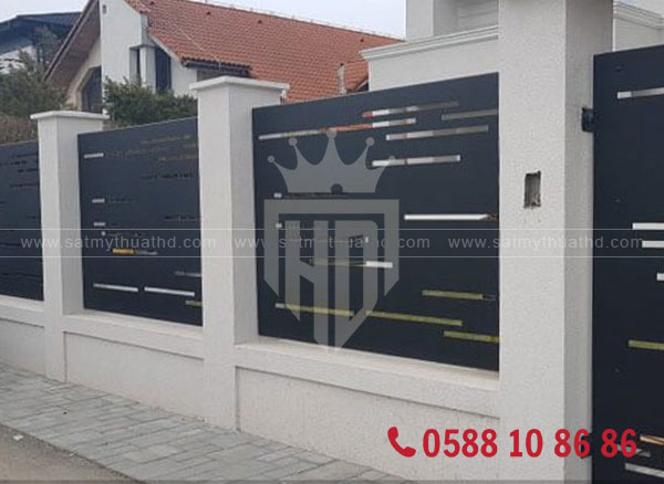 Các Mẫu Hàng Rào Sắt Đẹp: Kiến Tạo Không Gian Sống Sang Trọng Bằng Máy Cắt Plasma CNC