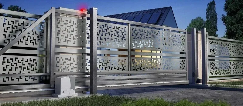 Hàng rào inox đẹp mắt cho không gian ngoại thất