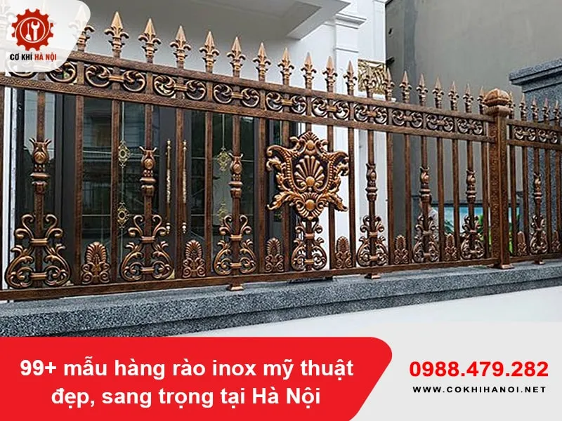 Hàng rào inox mỹ thuật - vẻ đẹp vượt thời gian