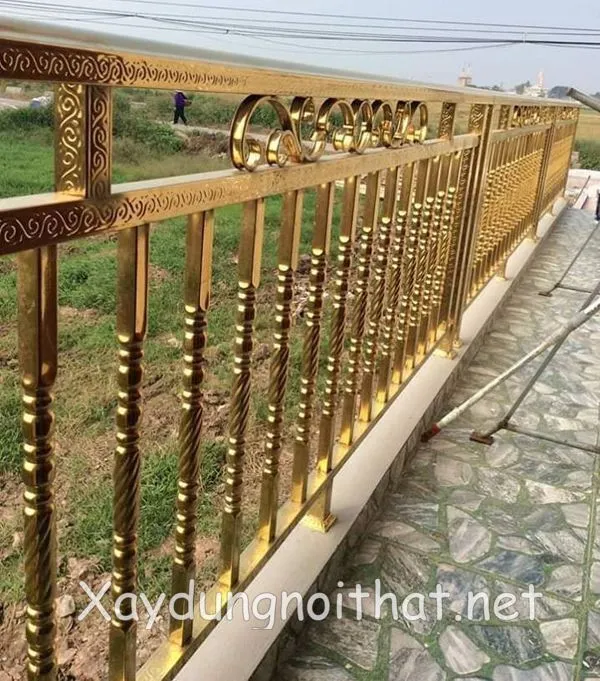 Mẫu hàng rào inox kiểu tân cổ điển
