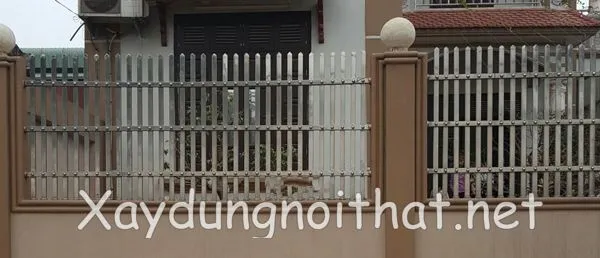 Mẫu hàng rào inox hiện đại