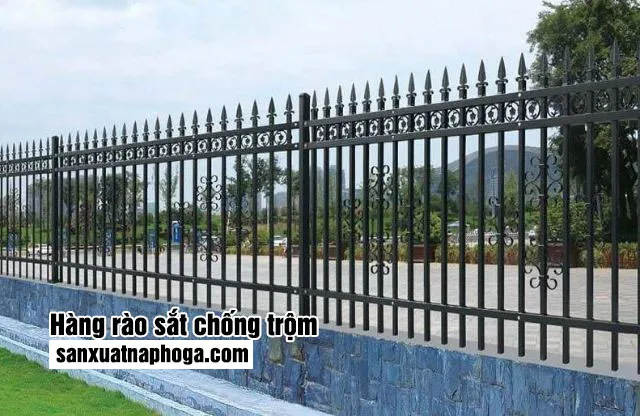 Hàng rào sắt chống trộm nghệ thuật, bảo vệ và trang trí