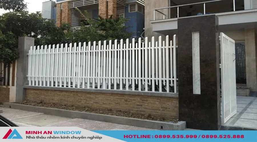 Chiêm ngưỡng một số mẫu hàng rào sắt hộp, hàng rào sắt hộp mạ kẽm đẹp