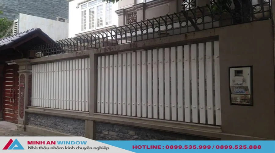 Chiêm ngưỡng một số mẫu hàng rào sắt hộp, hàng rào sắt hộp mạ kẽm đẹp