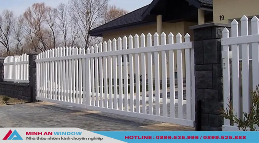 Chiêm ngưỡng một số mẫu hàng rào sắt hộp, hàng rào sắt hộp mạ kẽm đẹp