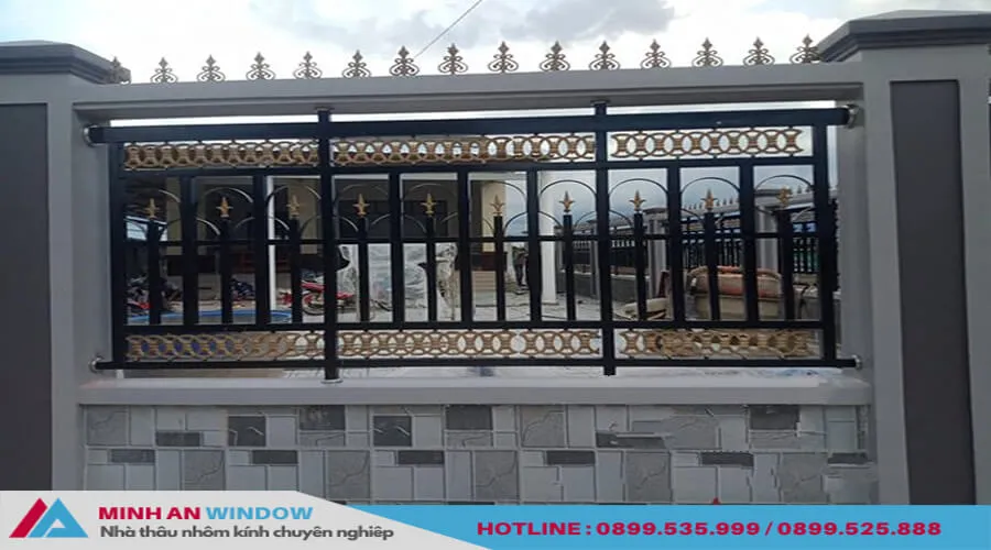 Hàng rào sắt cắt CNC mỹ thuật