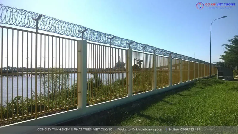 Hàng rào lắp đặt tại Bỉm Sơn - Thanh Hóa